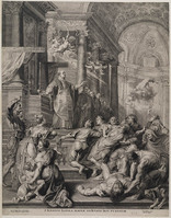 KG 17389
          <br/>
          Heilige Ignatius Loyola Magne societate Jesu fundator
          <br/>
          <em>Marinus, Ignaz Cornelis, (eigenlijk: Marin Robin van der Goes) (1599-1639)</em>